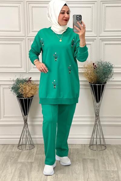 2027 İki İplik Takım  Yeşil