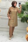 2034B Tunik Takım  Kahverengi