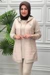 2035 Tunik Takım  Taş Rengi