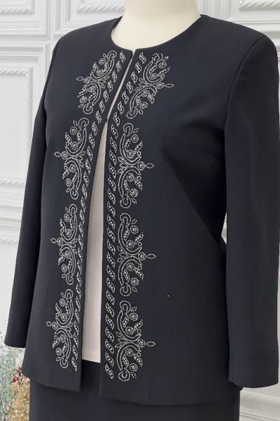 2047 Ceketli Takım  Siyah