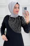 2080 Sedef Elbise Siyah