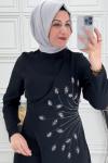2081 Yaren Elbise  Siyah