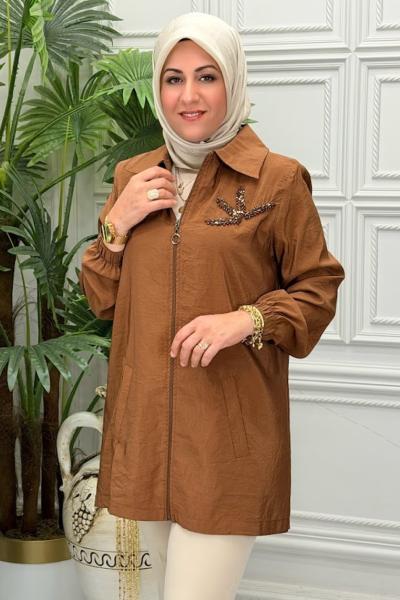 2102B Ceket Taba