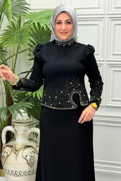 2114 Elbise Siyah