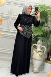 2122 Elbise  Siyah