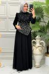 2122 Elbise  Siyah