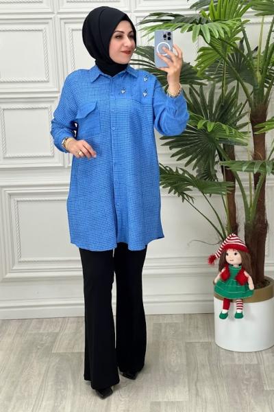 2126 Tunik Mavi