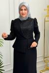 2128 Elbise Siyah