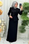 2128 Elbise Siyah