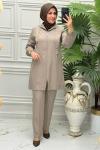 2134 Tunik Takım  Taş Rengi