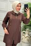 2134 Tunik Takım  Kahverengi