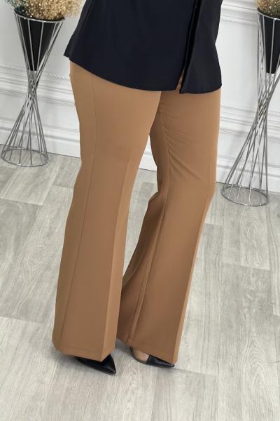 214 İspanyol Pantolon  Taba