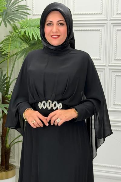 2144 Elbise Siyah