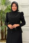 2156 Elbise Siyah