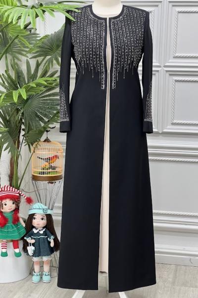 2183B Elbise Siyah