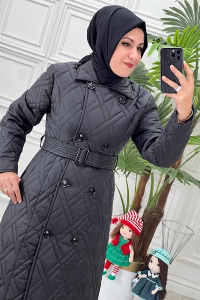 2209 Kapitone Kaban Siyah