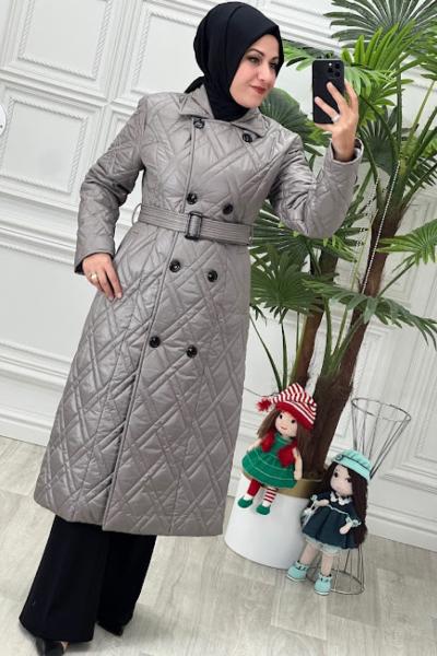 2209 Kapitone Kaban Gri