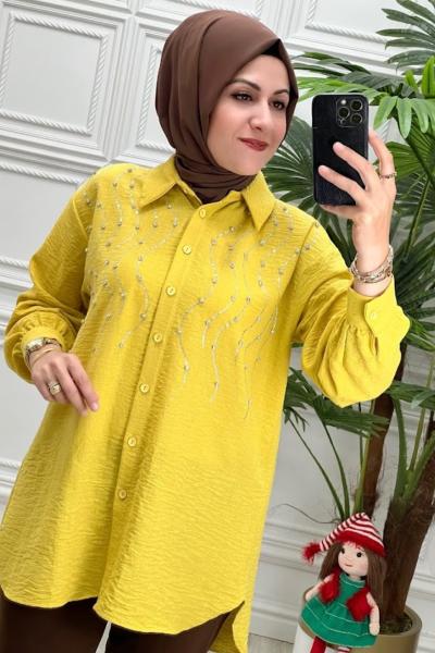 2212 Tunik Yağ Yeşili