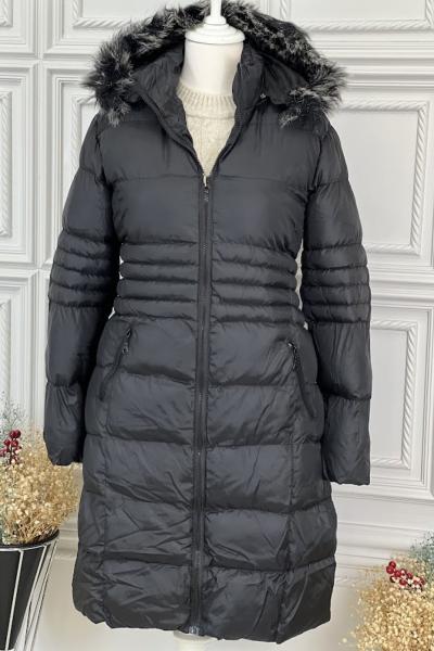 22179 Şişme Kaban  Siyah