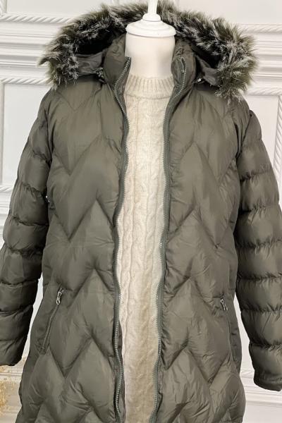 22183 şişme kaban  Haki