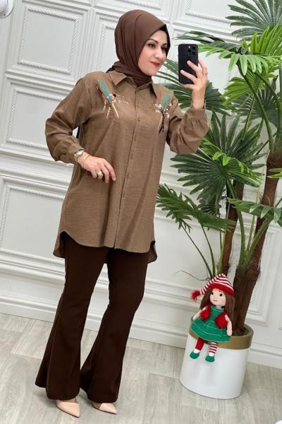 2224 Tunik Kahverengi