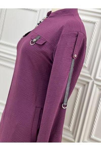 2240 Kolu Şeritli Kap Mürdüm Diğer