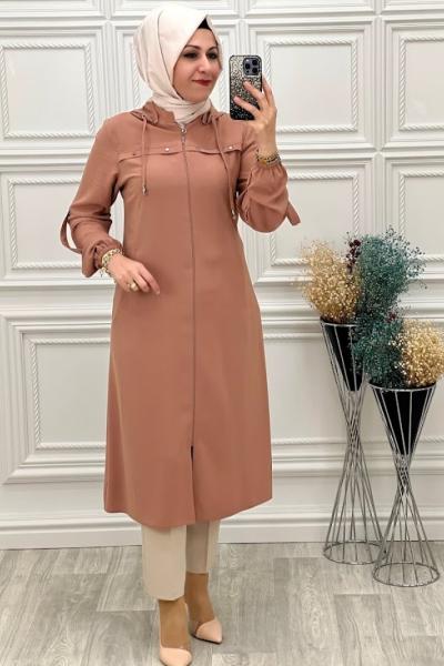 22710 Elit Keten Kapşonlu Kap Soğan Soğan