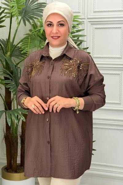 228 Tunik Kahverengi