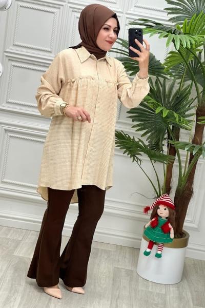 2284 Tunik Taş Rengi