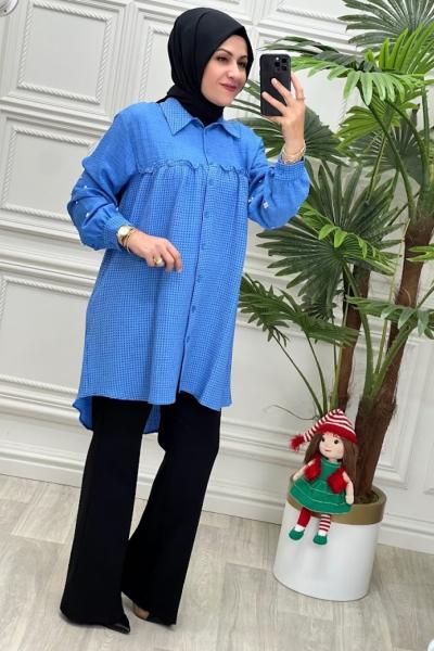 2284 Tunik Saks Mavisi