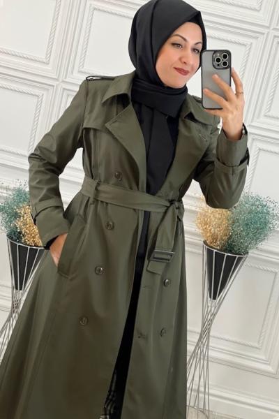 22856 Bondit Trençkot Haki