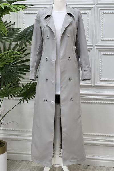 23138 Tam Boy Trençkot Gri