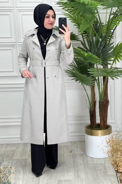 23139 Trençkot Gri