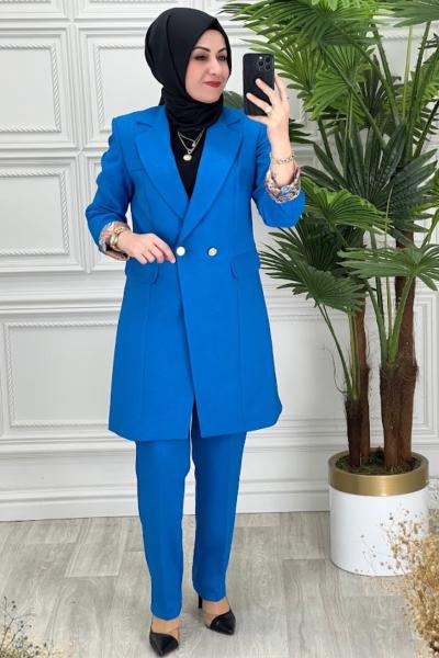 23208 Takım  Saks Mavisi