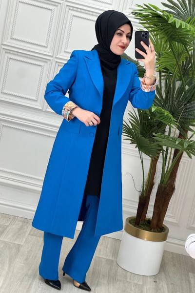 23226 Takım Saks Mavisi