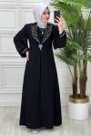 2327 Abaya Siyah