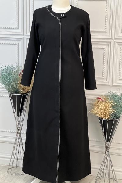 2328 Kaşmir Pardesü Siyah
