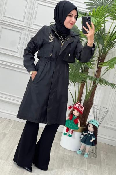 23312 Mevsimlik Kap Siyah