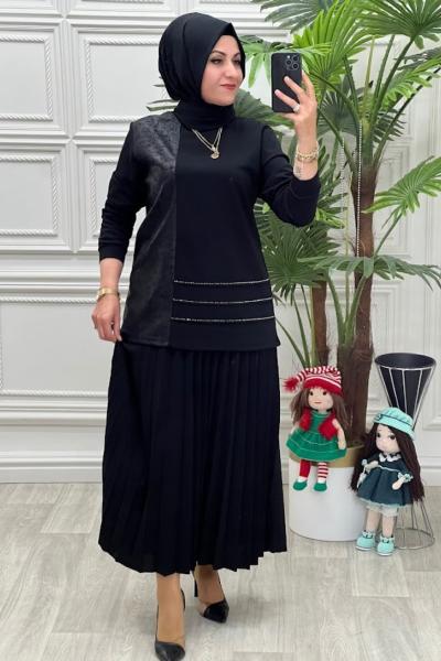 23320 ETEKLİ TAKIM Siyah