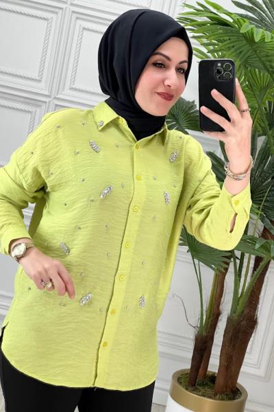 2359 Tunik Yağ Yeşili