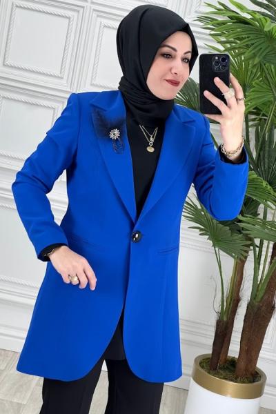 23400 Ceket Saks Mavisi