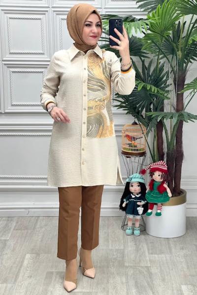 2411206 Tunik Taş Rengi