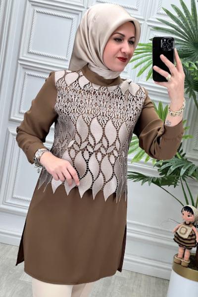 2501 Tunik Kahverengi