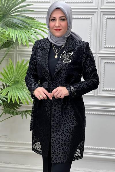 2523 Tunik Takım Siyah