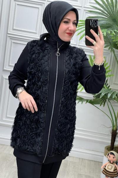 2560B Tunik Takım Siyah