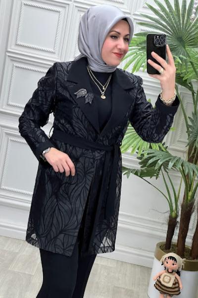 2561 Tunik Takım Siyah