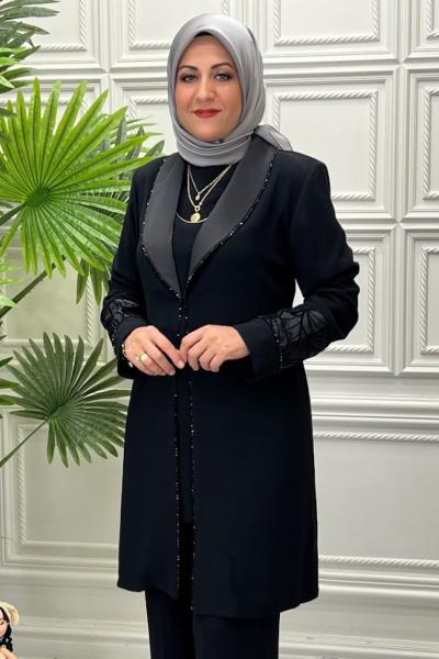 2569 Tunik Takım  Siyah