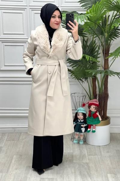 2570 Kaşe Kaban Taş Rengi