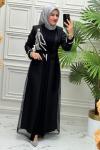 2574 Elbise  Siyah