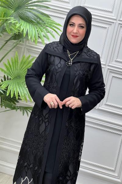 2601 İki li Tunik Siyah